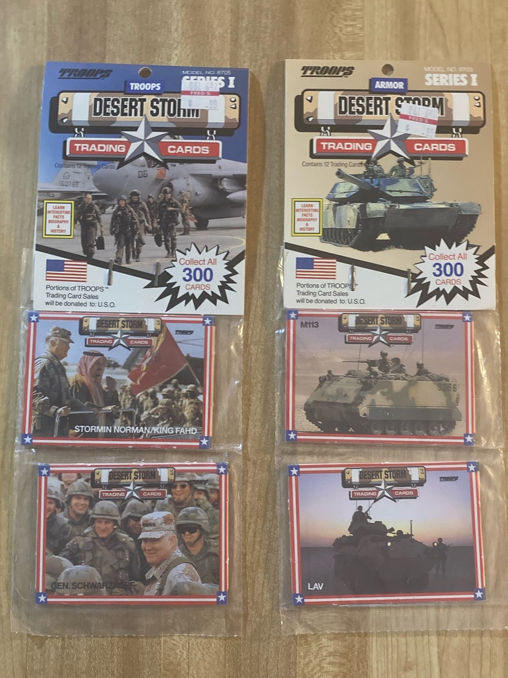 Desert Storm 1991 Trading Cards Series 1 unopened